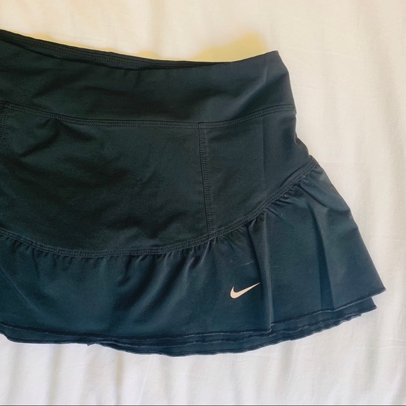 Nike Ruffled Tennis Skort - Black NWOT - Picture 2 of 5